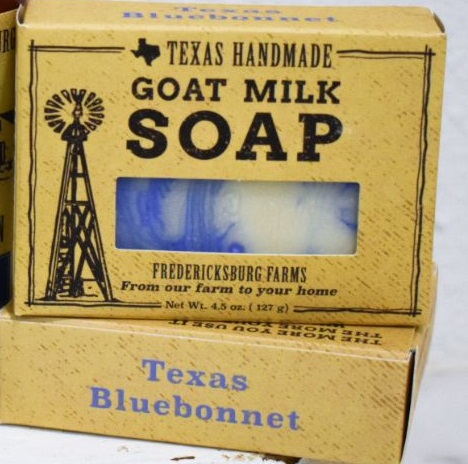 GOAT MILK SOAP, TX BLUEBONNET